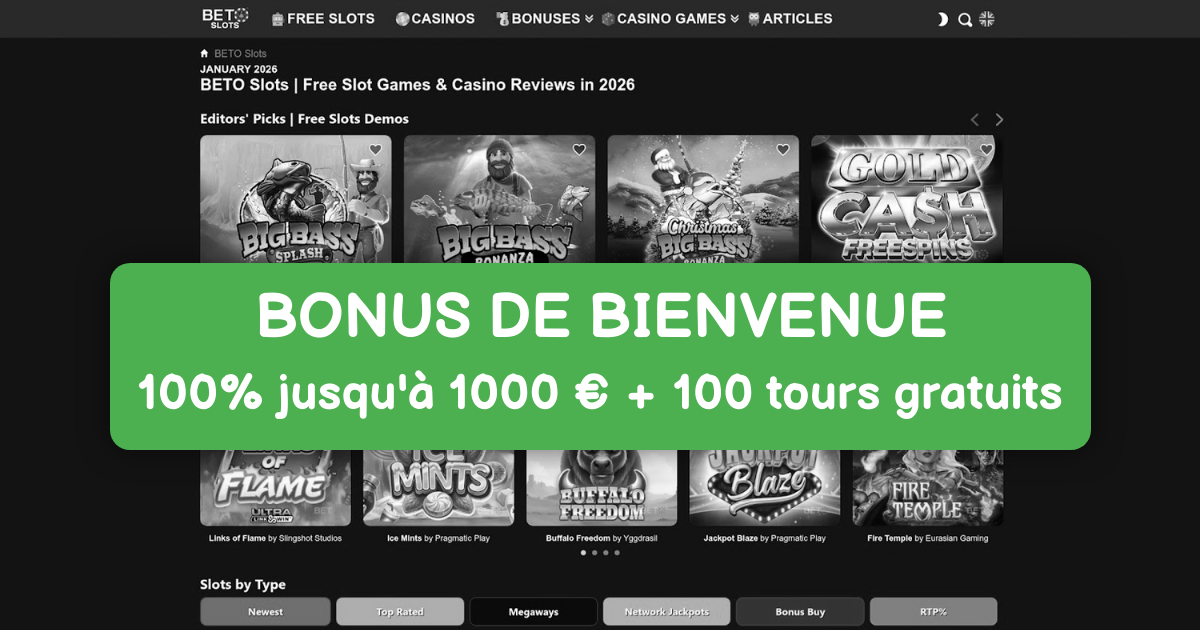 BETOONGA Casino welcome bonus